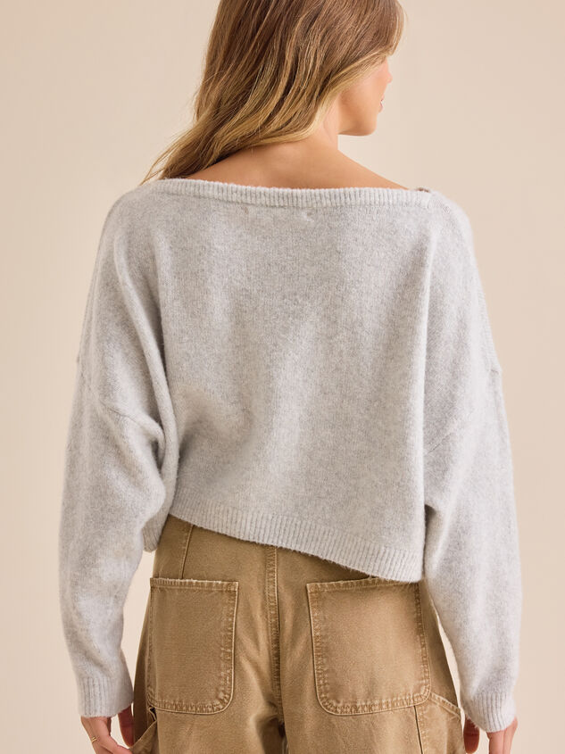 Ainsley Boat Neck Sweater Detail 4 - ALTAR'D STATE KIDS