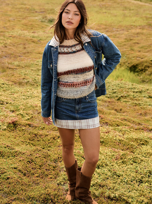 Cambria Denim Mini Skirt Detail 2 - AS Kids