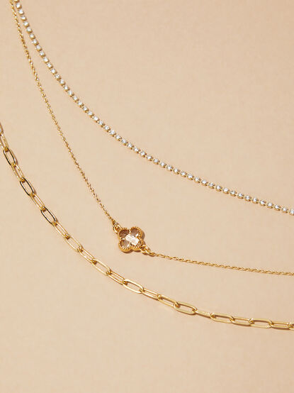 Clover Layered Necklace - ALTAR'D STATE KIDS