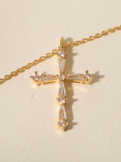 Radiant Cross Charm Necklace - ALTAR'D STATE KIDS