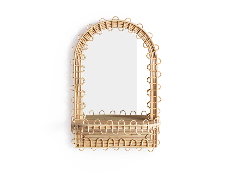 Cora Woven Shelf Mirror - ALTAR'D STATE KIDS - 