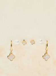 Mini Clover Earring Set - AS Kids