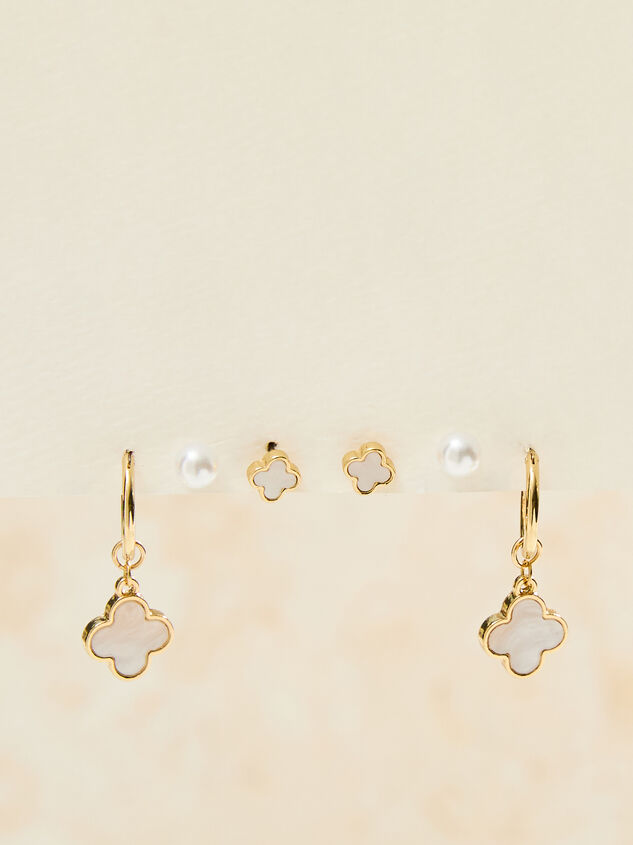 Mini Clover Earring Set - AS Kids