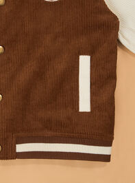 Will Football Varsity Jacket Detail 5 - AS Kids