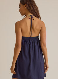 Kora Linen Mini Dress Detail 5 - AS Kids