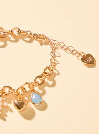 Emily Blue Charm Bracelet Detail 3 - ALTAR'D STATE KIDS