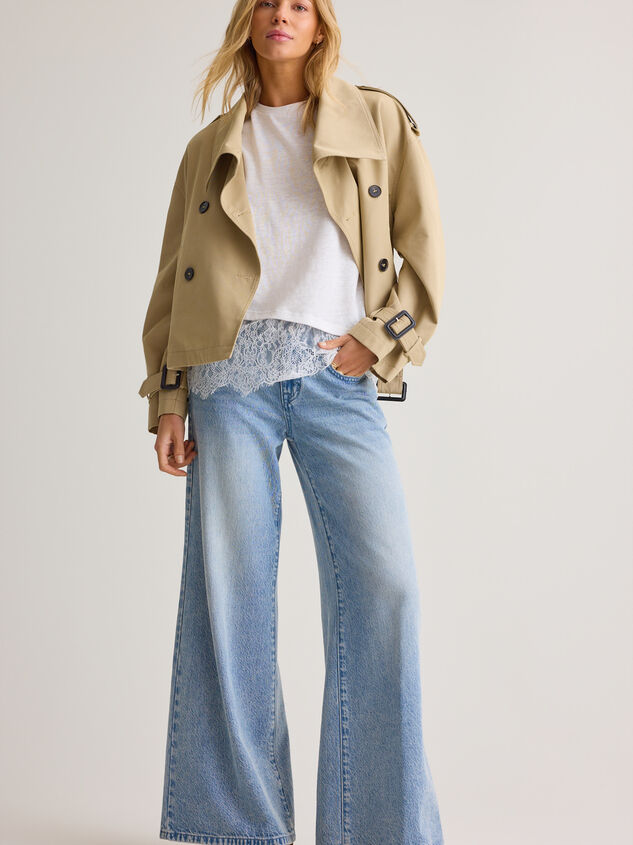 Elowen Cropped Trench Jacket - AS Kids