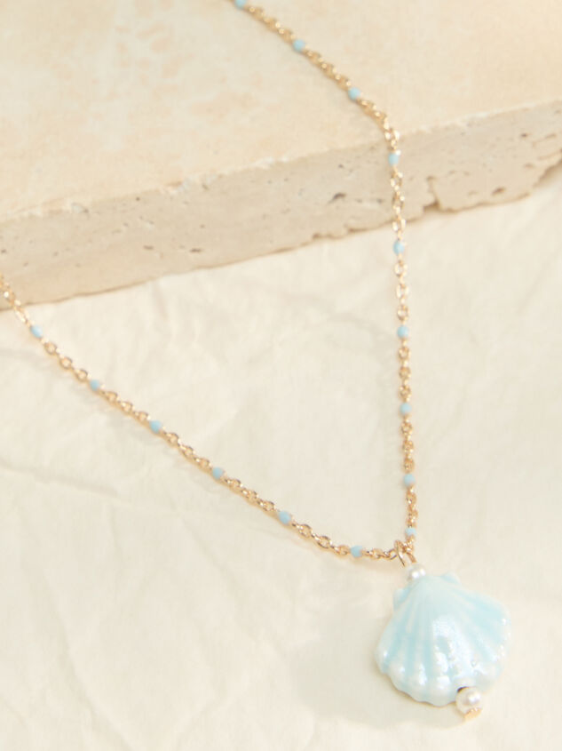 Azure Shell Pendant Necklace - ALTAR'D STATE KIDS
