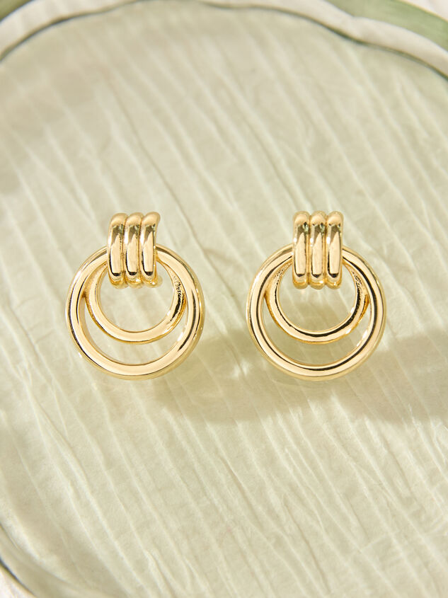 18K Gold Doorknocker Hoop Earrings - AS Kids