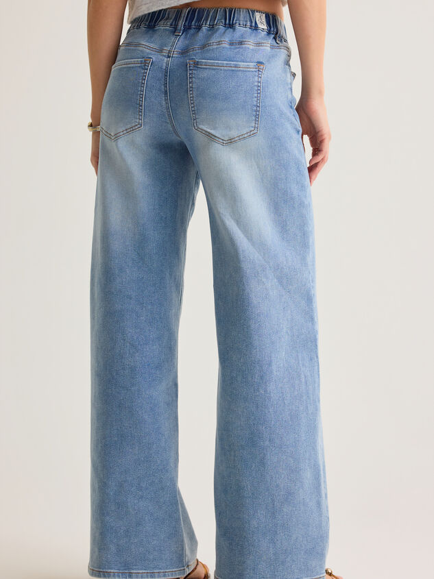 Autumn Baggy Wide Leg Jeans Detail 5 - AS Kids