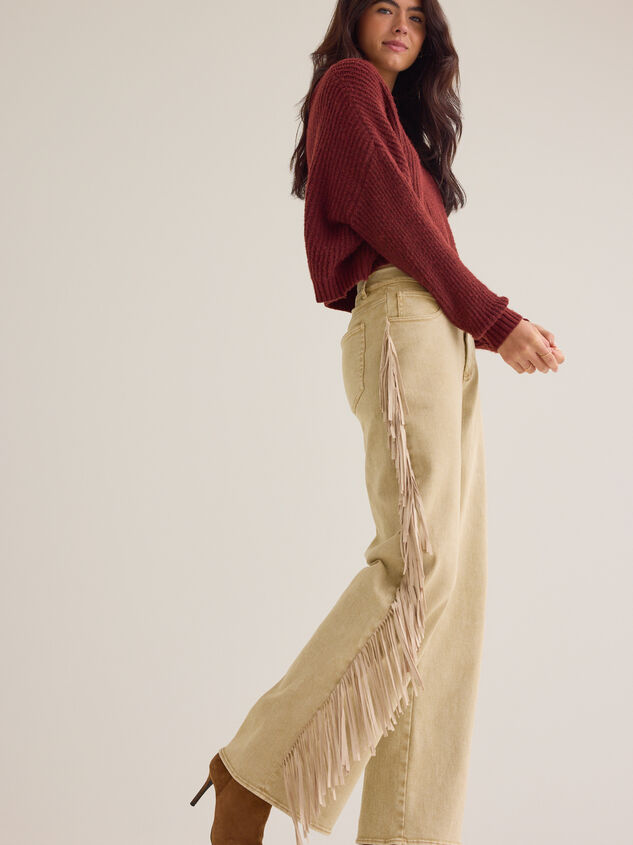 Dutton High Rise Straight Leg Jeans Detail 4 - AS Kids
