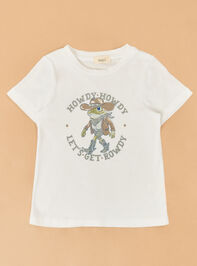Howdy Rowdy Frog Tee Detail 3 - ALTAR'D STATE KIDS
