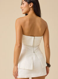 Perry Fold Over Linen Tube Top Detail 3 - ALTAR'D STATE KIDS