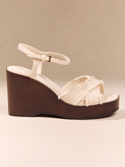 Cyndi Canvas Wood Wedge - AS Kids
