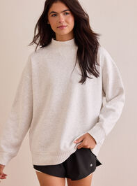 Game Plan Mock Neck Sweatshirt - AS Kids
