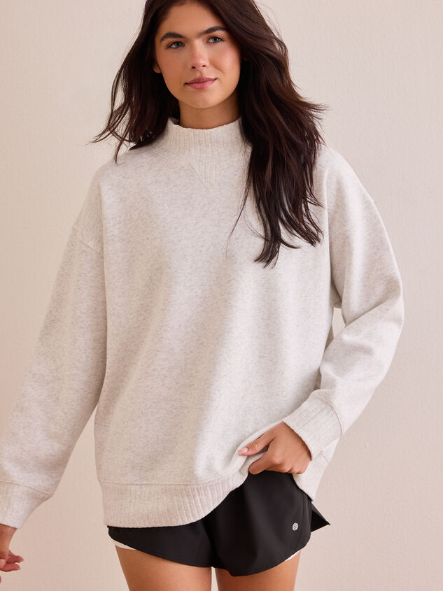 Game Plan Mock Neck Sweatshirt - AS Kids
