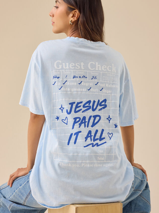 Jesus Paid It All Graphic Tee - AS Kids