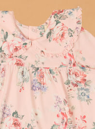 Sofia Long Sleeve Floral Dress Detail 2 - AS Kids