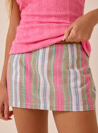Maddy Stripe Mini Skirt Detail 2 - AS Kids