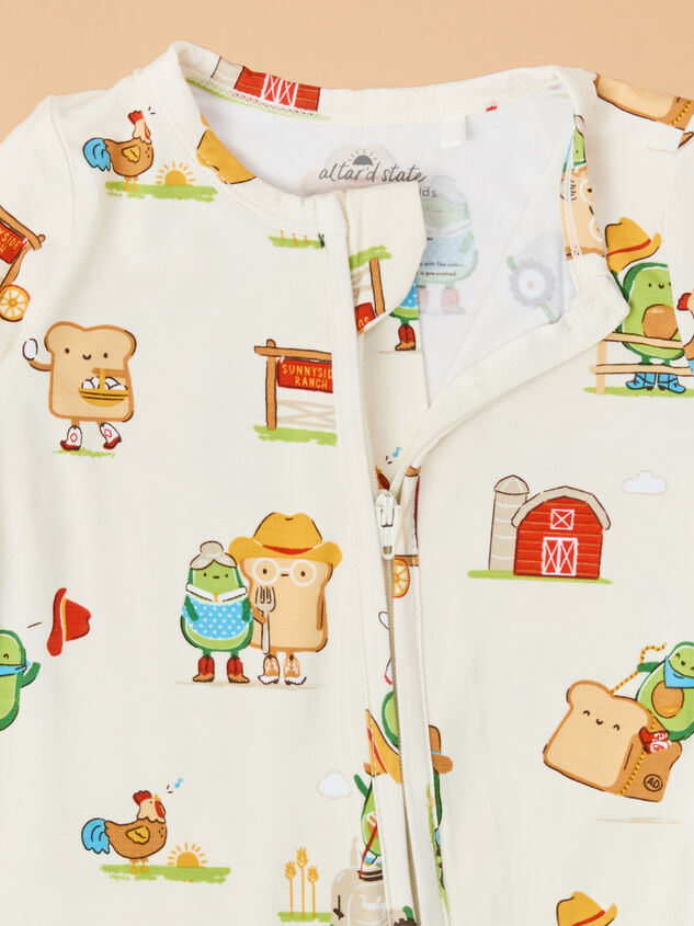 Avocado Toast Footie Detail 3 - ALTAR'D STATE KIDS