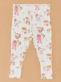 Pink Cowgirl Top and Pants Set Detail 5 - ALTAR'D STATE KIDS
