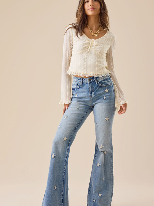 Boston Bell Sleeve Lace Top Detail 3 - ALTAR'D STATE KIDS