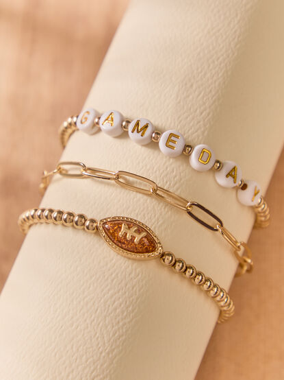 Football Gameday Bracelets 3 Pack - AS Kids