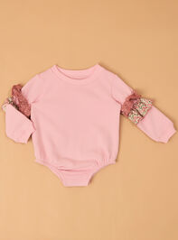 Carly Ruffle Sweatshirt Bubble Detail 4 - AS Kids