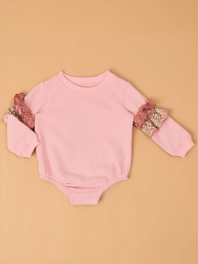Carly Ruffle Sweatshirt Bubble Detail 4 - AS Kids