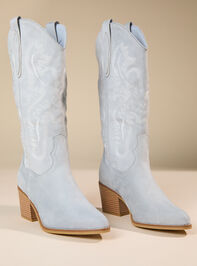 Crosley Suede Cowboy Boot Detail 2 - ALTAR'D STATE KIDS