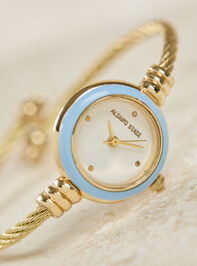 Cuff Enamel Round Watch Detail 2 - AS Kids