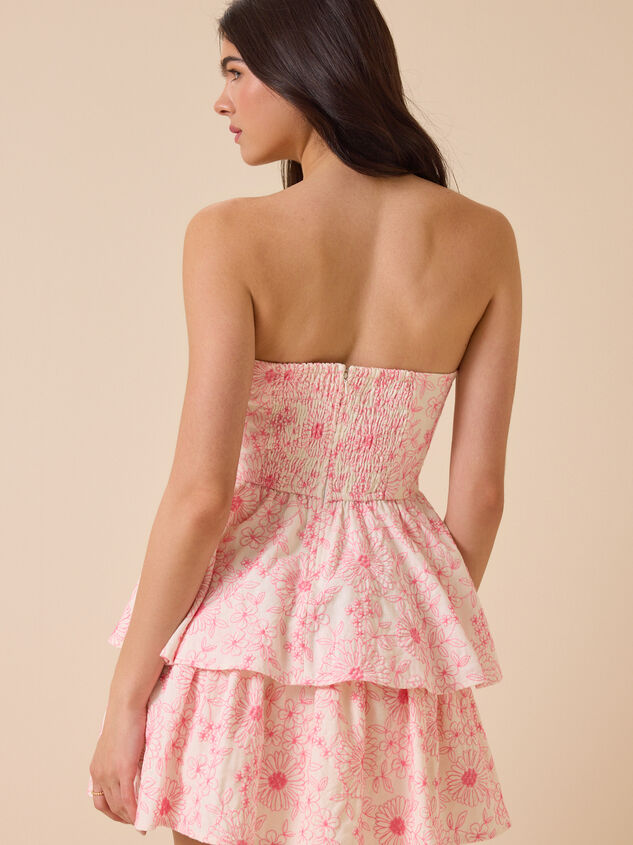 Kendra Floral Mini Dress Detail 5 - AS Kids