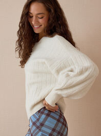 Maislynn Oversized Rib Sweater Detail 4 - AS Kids