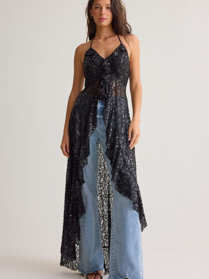 Veronica Sequins Kimono - AS Kids