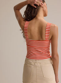 Everlee Stripe Twist Knot Tank Detail 4 - AS Kids