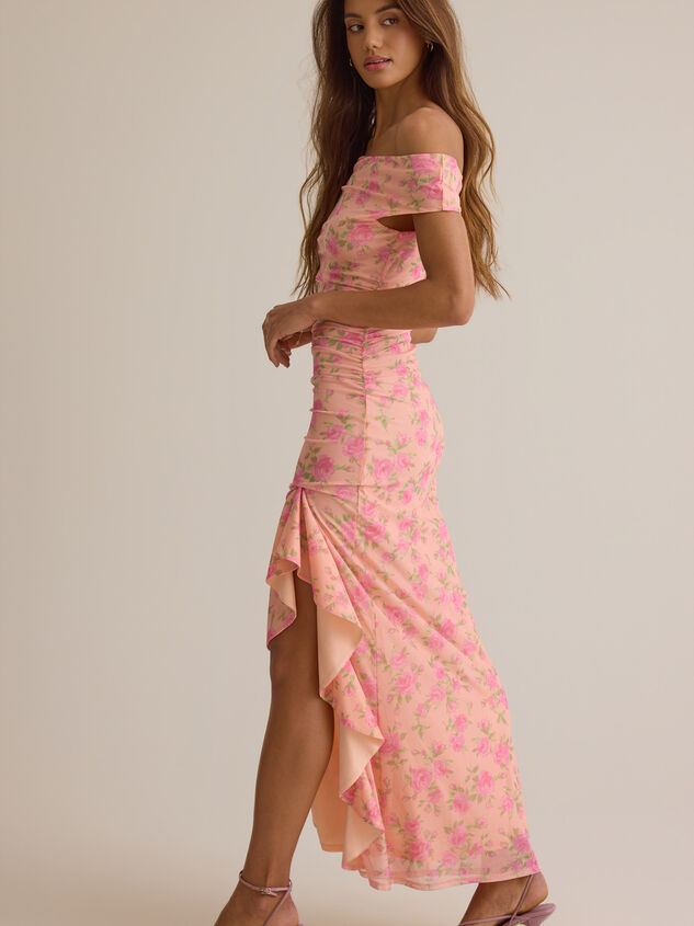 Kalista Floral Maxi Dress Detail 4 - ALTAR'D STATE KIDS