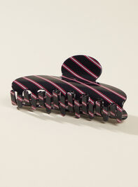 Navy Red Claw Clip Detail 3 - ALTAR'D STATE KIDS