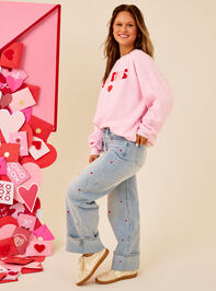 My Bestie Mama Crewneck Detail 3 - ALTAR'D STATE KIDS