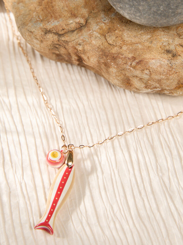 Stripe Fish Beaded Necklace - ALTAR'D STATE KIDS