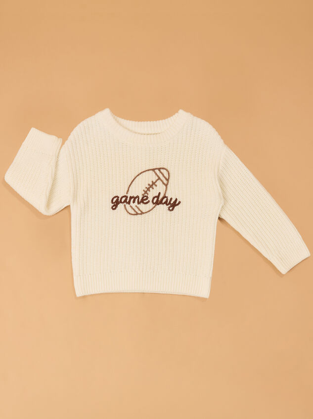 Giorgio Game Day Knit Sweater Detail 2 - AS Kids