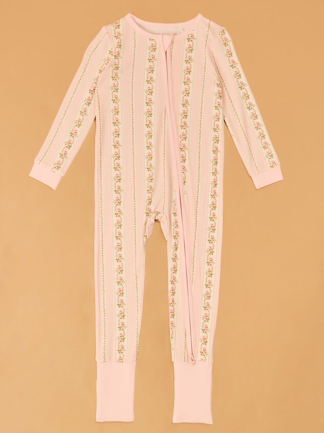 Antoinette Floral Striped Romper - AS Kids