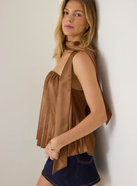 Ellery Halter Tie Blouse Detail 2 - AS Kids