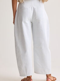 Maren Striped Barrel Pant Detail 5 - AS Kids