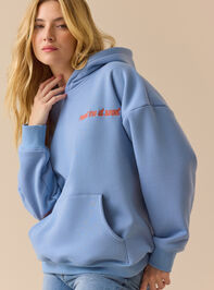 Meet At Sunset Embroidered Hoodie Detail 5 - ALTAR'D STATE KIDS