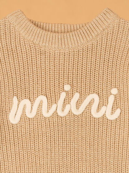 Maeve Mini Topstitch Sweater - AS Kids