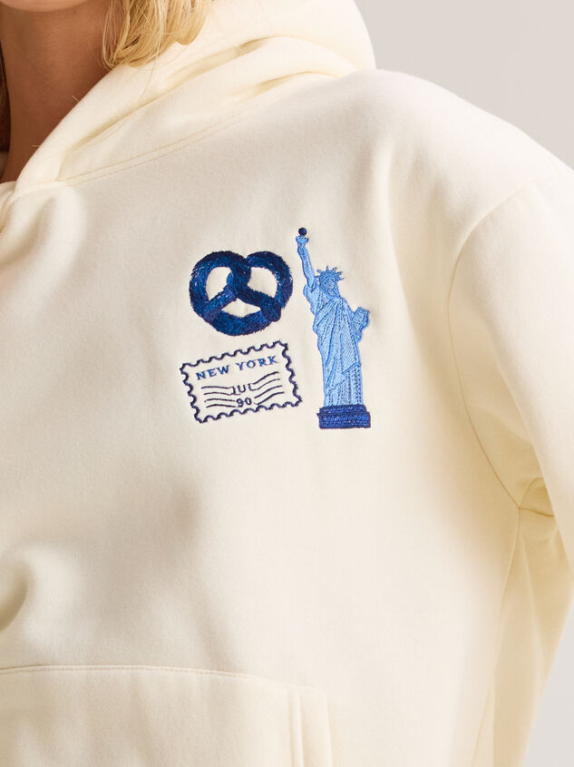NYC Postage Hoodie Detail 4 - AS Kids