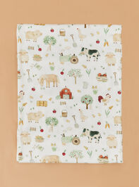 Barnyard Besties Swaddle Blanket Detail 2 - ALTAR'D STATE KIDS