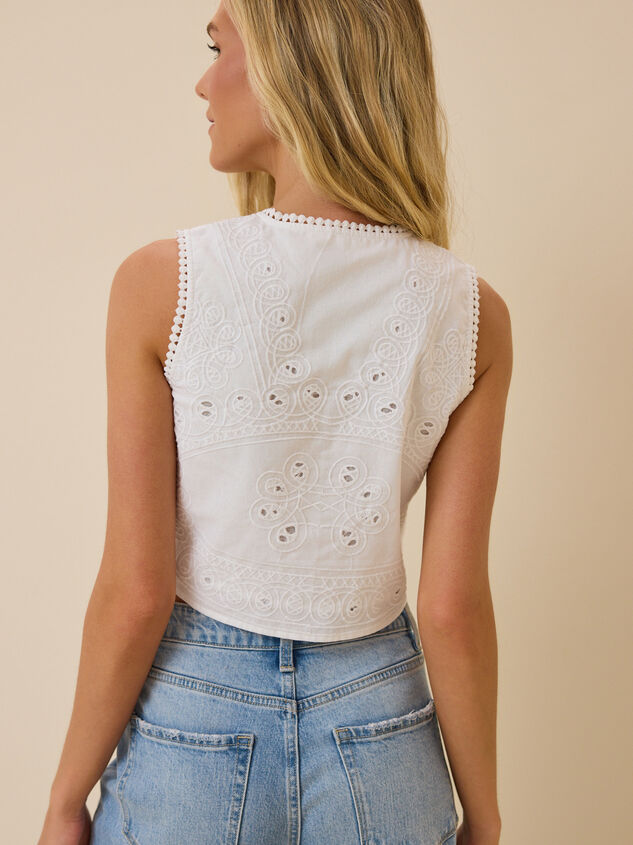 Payton Embroidered Top Detail 4 - ALTAR'D STATE KIDS