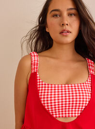 Go Time Gingham Dress Detail 3 - ALTAR'D STATE KIDS