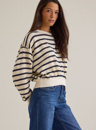 Brooke Textured Striped Top Detail 4 - AS Kids